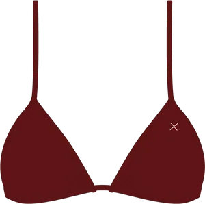 Red Bikini Top Graphic PNG Image