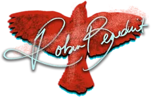 Red Bird Signature Graphic PNG Image