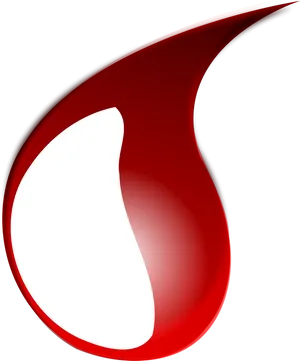 Red Blood Drop Graphic PNG Image