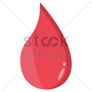 Red Blood Drop Graphic PNG Image