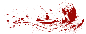 Red Blood Splatter Background PNG Image