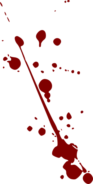 Red_ Blood_ Splatter_on_ Black_ Background PNG Image