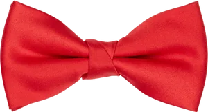 Red Bow Tie Black Background PNG Image