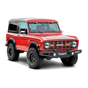 Red Bronco Png Nha21 PNG Image