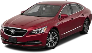 Red Buick Luxury Sedan PNG Image