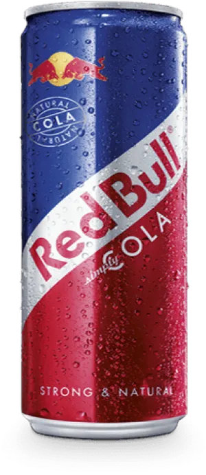 Red Bull Cola Can Condensation PNG Image