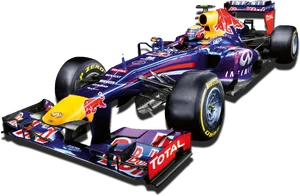 Red Bull Racing Formula One Car PNG Image