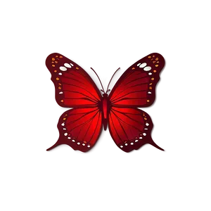 Red Butterfly Outline Png 62 PNG Image