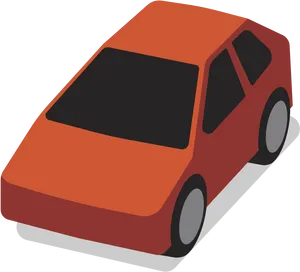 Red Car Vector Illustration PNG Image