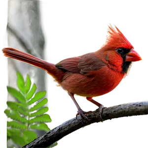 Red Cardinal Bird Png Iyv66 PNG Image