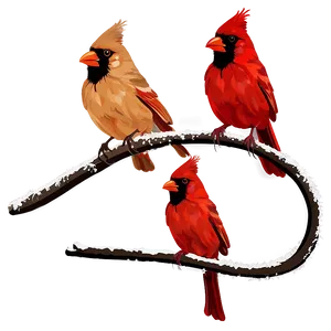 Red Cardinal Clipart Png Kkv44 PNG Image