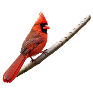 Red Cardinal Feather Png 06292024 PNG Image