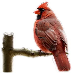 Red Cardinal Illustration Png 06292024 PNG Image