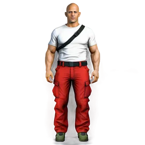 Red Cargo Pants Png Fpd39 PNG Image