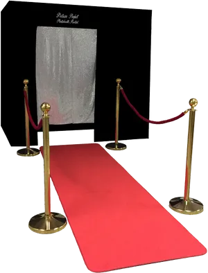 Red Carpet Event Setup PNG Image