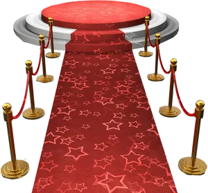 Red Carpet Event Stage Entrance.png PNG Image