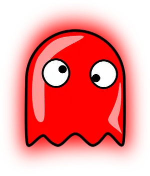 Red Cartoon Ghost Illustration PNG Image