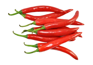 Red Chili Peppers Isolated PNG