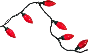 Red Christmas Lights Black Background.jpg PNG Image