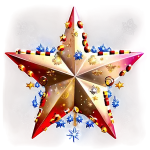 Red Christmas Tree Star Png 45 PNG Image