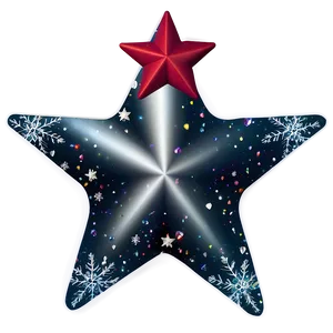 Red Christmas Tree Star Png Rsg PNG Image