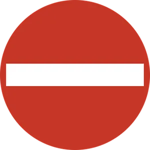 Red Circle White Horizontal Rectangle PNG Image