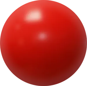 Red Clown Nose Isolated PNG Image