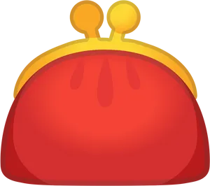 Red Coin Purse Clipart PNG Image