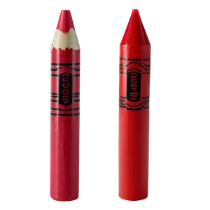 Red Crayon Set Png Xje72 PNG Image