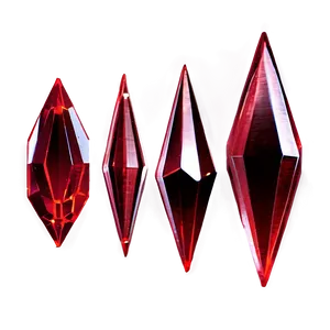 Red Crystal Shard Png Tkn PNG Image