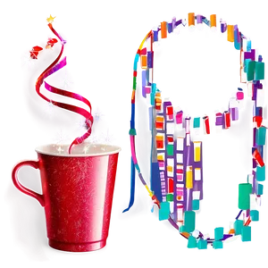 Red Cup With Glitter Png Xqv PNG Image