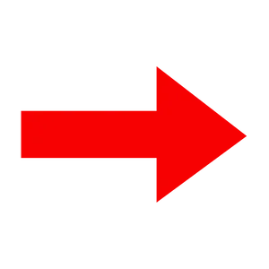 Red Directional Arrow PNG Image