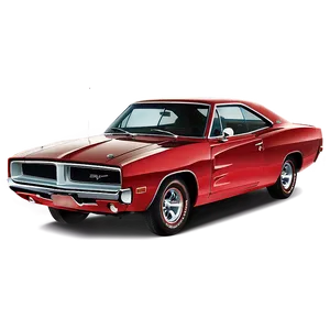 Red Dodge Charger Illustration Png Wog8 PNG Image