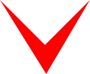 Red Downward Arrow PNG Image