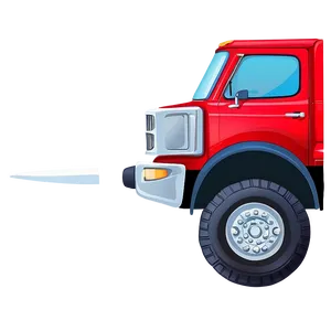 Red Dump Truck Png Ckp2 PNG Image