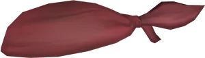 Red Durag3 D Render PNG Image