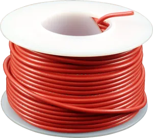 Red Electrical Wire Spool.jpg PNG Image