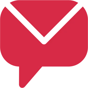 Red Email Icon PNG