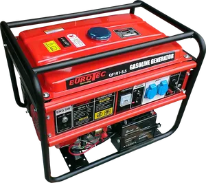 Red Eurotec Gasoline Generator Q F1015.5 PNG Image