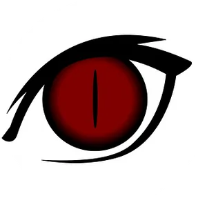 Red Eye Graphic Icon PNG Image