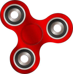 Red Fidget Spinner.png PNG Image