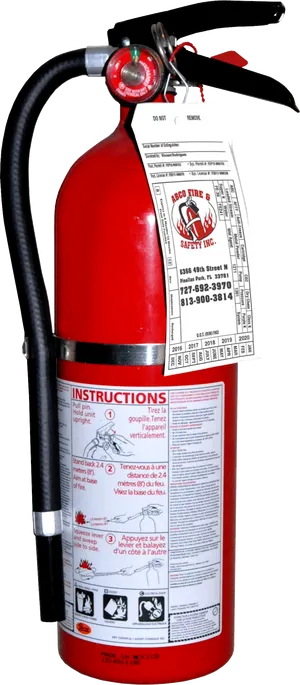 Red Fire Extinguisher
