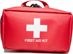 Red First Aid Kit Bag PNG Image