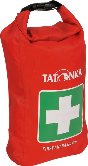 Red First Aid Kit Bag Tatonka PNG Image