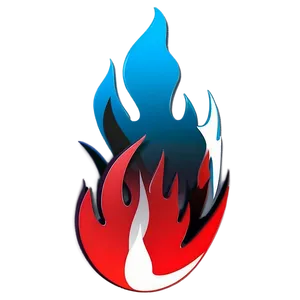 Red Flames Silhouette Png Oer72 PNG Image