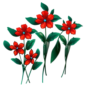 Red Flowers Clipart Png Kyi88 PNG Image