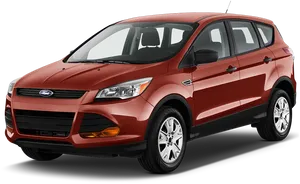 Red Ford Escape S U V Profile View PNG Image