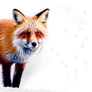 Red Fox In Snow Png 84 PNG Image