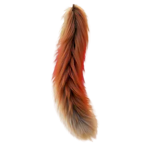 Red Fox Tail Design Png 06282024 PNG Image