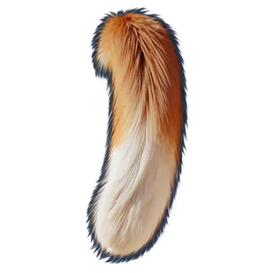 Red Fox Tail Design Png Ipv10 PNG Image